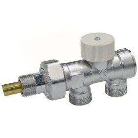 Caleffi 348 радіаторний кран горизонтальний нижнього підключення радіатора 100%