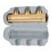 Caleffi 650 розподільчі колектори в ізоляції підключення 1.1/4″ з 2, 3 або 4-ма виходами 3/4″ зовнішня різьба, міжосьова відстань 60 мм