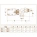 Caleffi 224 радіаторні крани-термостати реверсивні