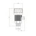 Caleffi 337231 кран зливний ЗР 3/8