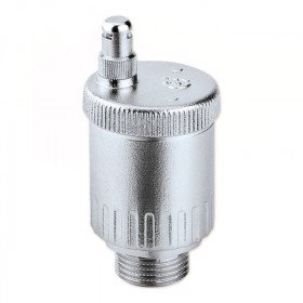 Caleffi 502051 Minical автоматичні хромовані вертикальні деаератори 3/4 з гігроскопічним запобіжним ковпачком