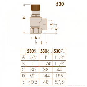 Caleffi 5306