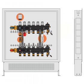 Caleffi 670 коллектор в сборе