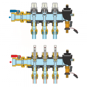 Caleffi 670 коллектор в сборе