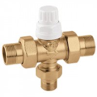 Caleffi 677 вентиль триходовий під термоголовку