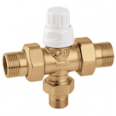 Caleffi 677 вентиль триходовий під термоголовку