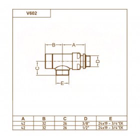 V602 Carlo Poletti кран реверсивный отсекающий белый