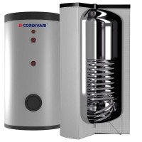Cordivari Bolly 1 AP INOX XB комбіновані бойлери 200÷300 л з нержавіючої сталі, тверда незйомна ізоляція