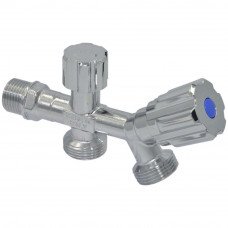 Albertoni D443385 кран вентильний 1/2х3/4х3/4