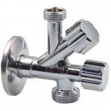 Albertoni D902694 кран вентильний 1/2x1/2x3/4