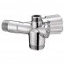 Albertoni D912285SD кран вентильний 1/2х3/8х3/4