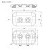 Go-Plast 1154CR0000 розетка хромированная двойная