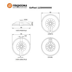 GoPlast 11500000000 розетка сантехнічна