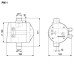 Grundfos PM1 96848722 реле тиску запуску та зупинки насосів для водопостачання 2.2 бар з захистом від сухого ходу 