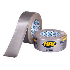 HPX Високоміцна стрічка армована одностороння 48 мм х 25 м срібляста