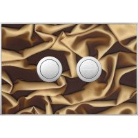 Caramel drapery Polished Circle