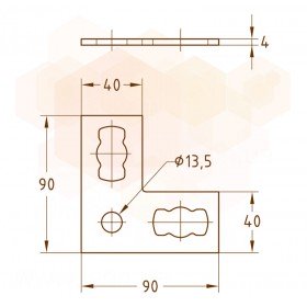 Mupro MPR пластина кутова S+