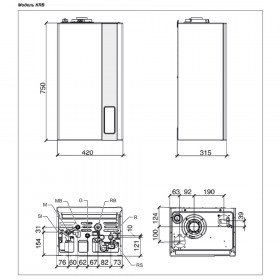 Котел газовый Orion Condensing KRB 28