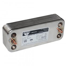 Zilmet ZB 190 17B1901606 паяні пластинчасті теплообмінники з 16 пластинами з нержавіючої сталі