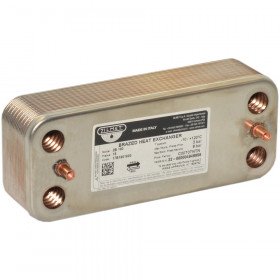 Zilmet ZB 190 17B1901800 паяні пластинчасті теплообмінники серії ZB з 18 пластинами з нержавіючої сталі