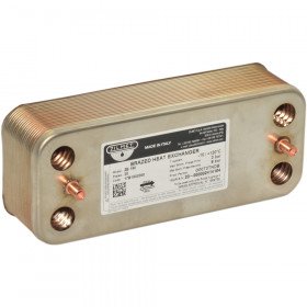 Zilmet ZB 190 17B1902000 паяні пластинчасті теплообмінники з 20 пластинами з нержавіючої сталі