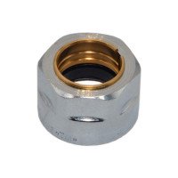 Tiemme 1241C гайка хром 1/2 х 16 Tiemme 1241C гайка хром 1/2 х 16