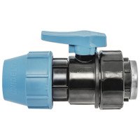 Unidelta 1071 D50-110 фітинги поліпропіленові PP-B компресійні крани кульові перехідні з внутрішньою різьбою