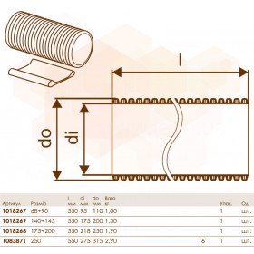 Uponor Ecoflex комплект прохода стен
