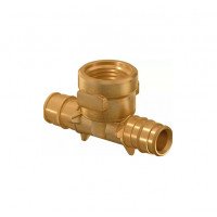 Uponor Q&E латунь тройник с ВР