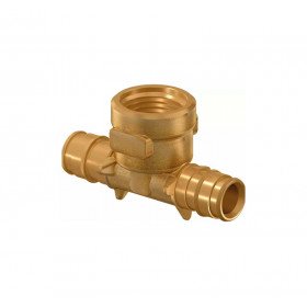 Uponor Q&E латунь тройник с ВР