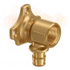 Uponor Q&E латунь водорозетка 3 отвори кріплення 