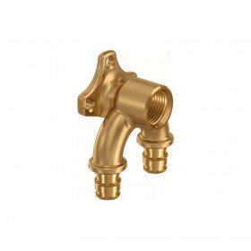 Uponor Q&E латунь водорозетка проходная
