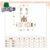 Caleffi 231 Dynamical динамічні термостатичні кутові радіаторні клапани