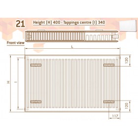 DeLonghi Compact Panel 21 TEK 400