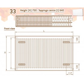 DeLonghi Compact Panel 33 TEK 700