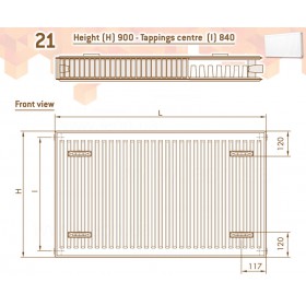 DeLonghi Compact Panel 21 TEK 900