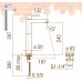 RD00128/2CR смеситель для умывальника высокий