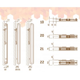 DeLonghi Vertical Panel 20 PRV 1400