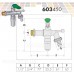 Caleffi 603 ICECAL садовий кран із захистом від замерзання