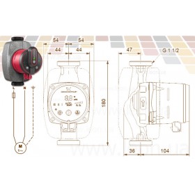 Grundfos Alpha3 DN 25 130 mm