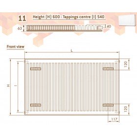 DeLonghi Compact Panel 11 TEK 600