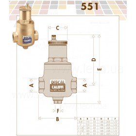 Caleffi 551 Discal 3/4 - 2″