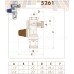 Caleffi 526142KIT запобіжна група для бойлерів та воднагрівачів з клапаном-відсікачем, зворотним клапаном та сифоном