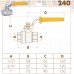 240 Caleffi Solar кран шаровий