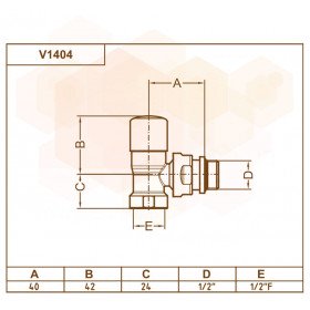 V1404 Carlo Poletti кран відсікаючий кутовий чорний
