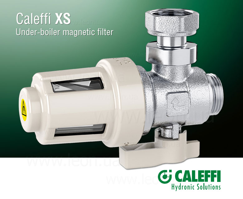 Caleffi XS компактний магнітний фільтр для котла