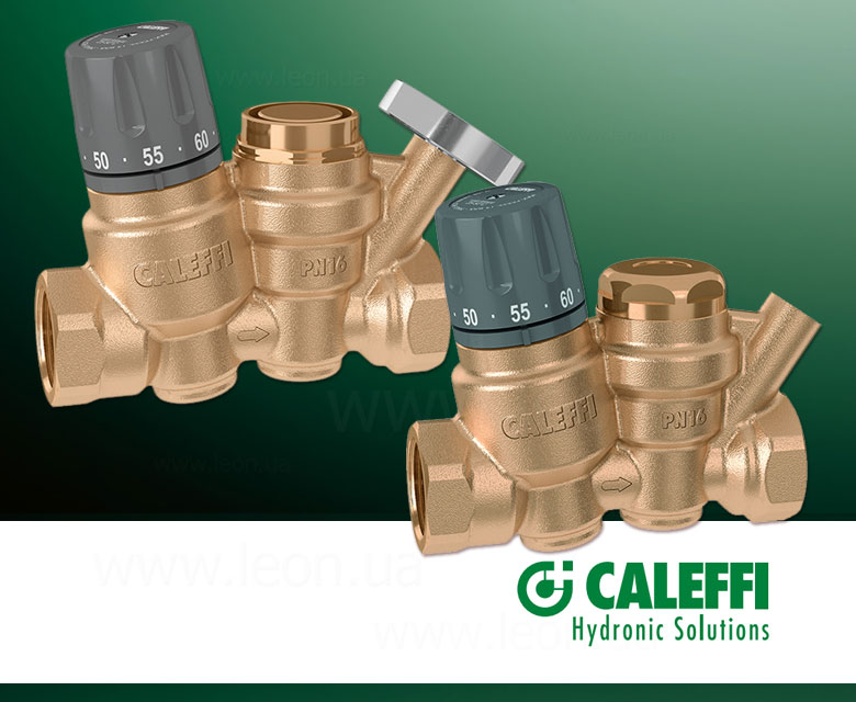 Термостатичний регулятор рециркуляції ГВП Caleffi 116