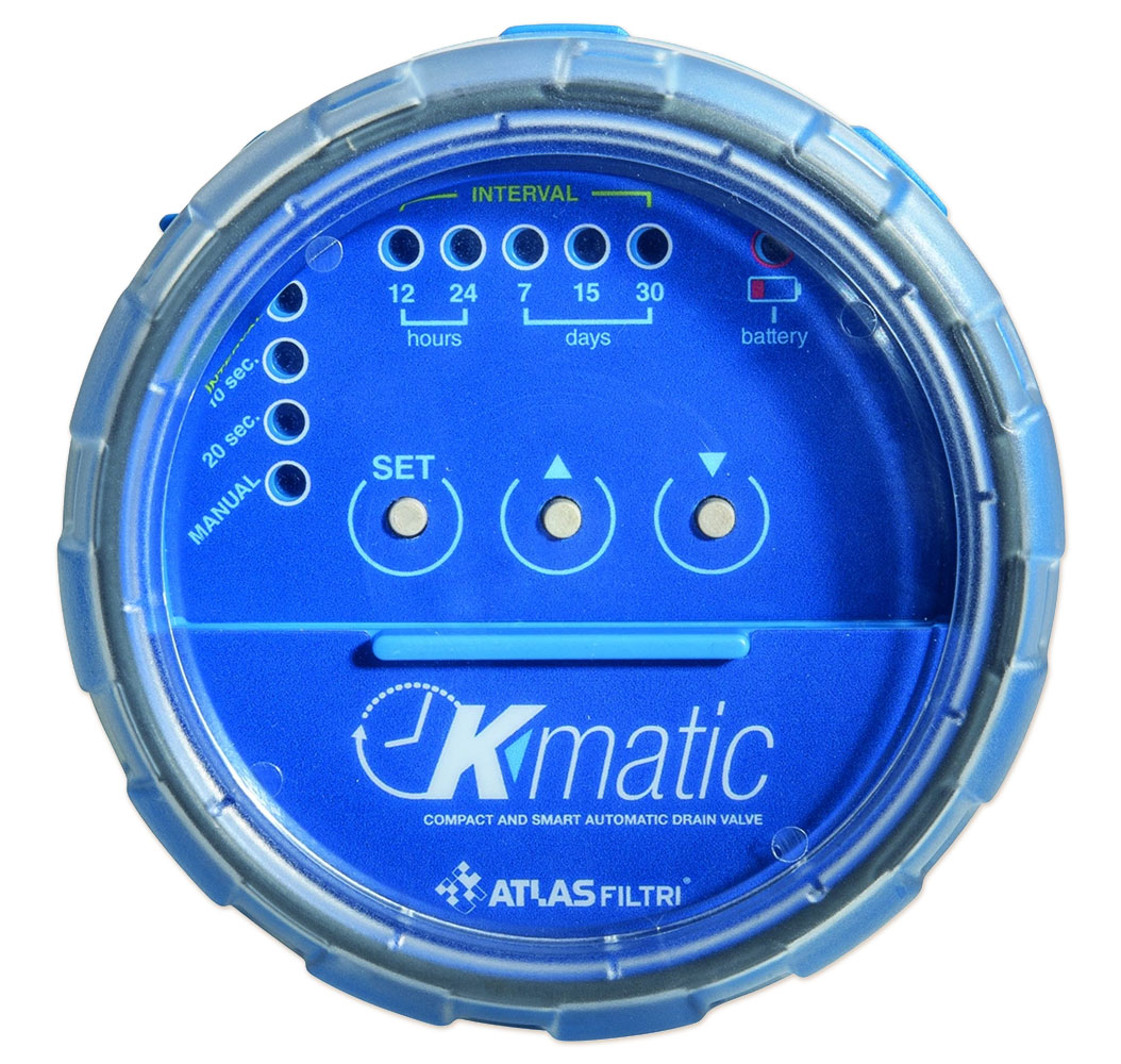 Програмований клапан Atlas Filtri K-Matic з таймером для промивки самопромивних фільтрів