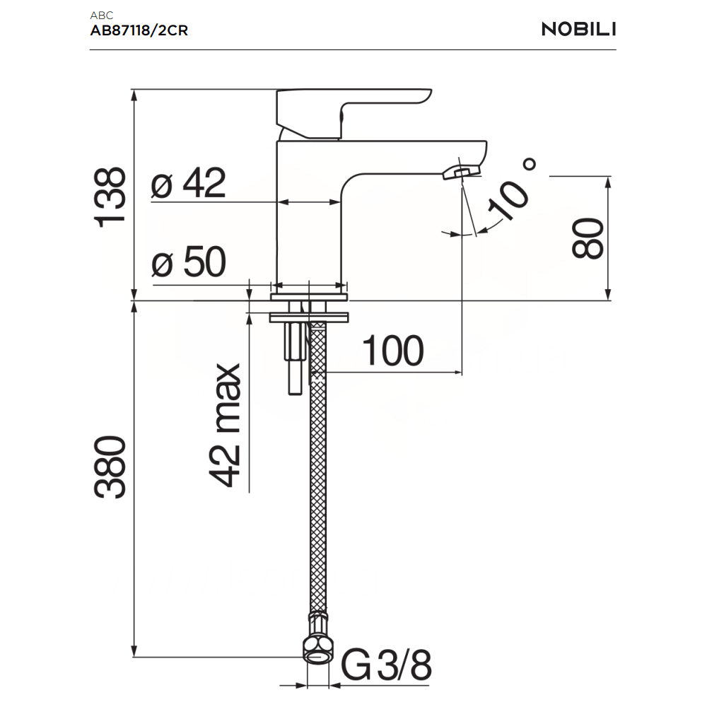 Nobili ABC AB87118/2CR
