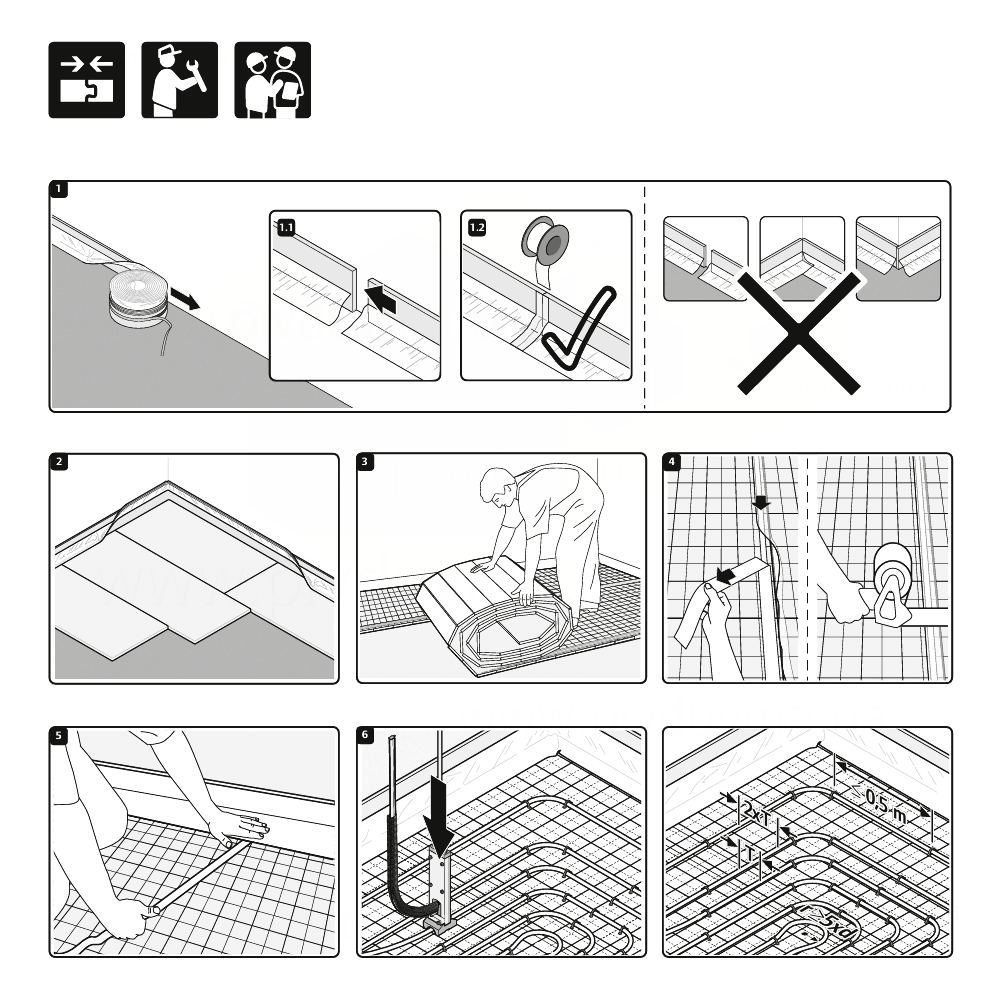 Uponor Tacker + скріпки 50 мм